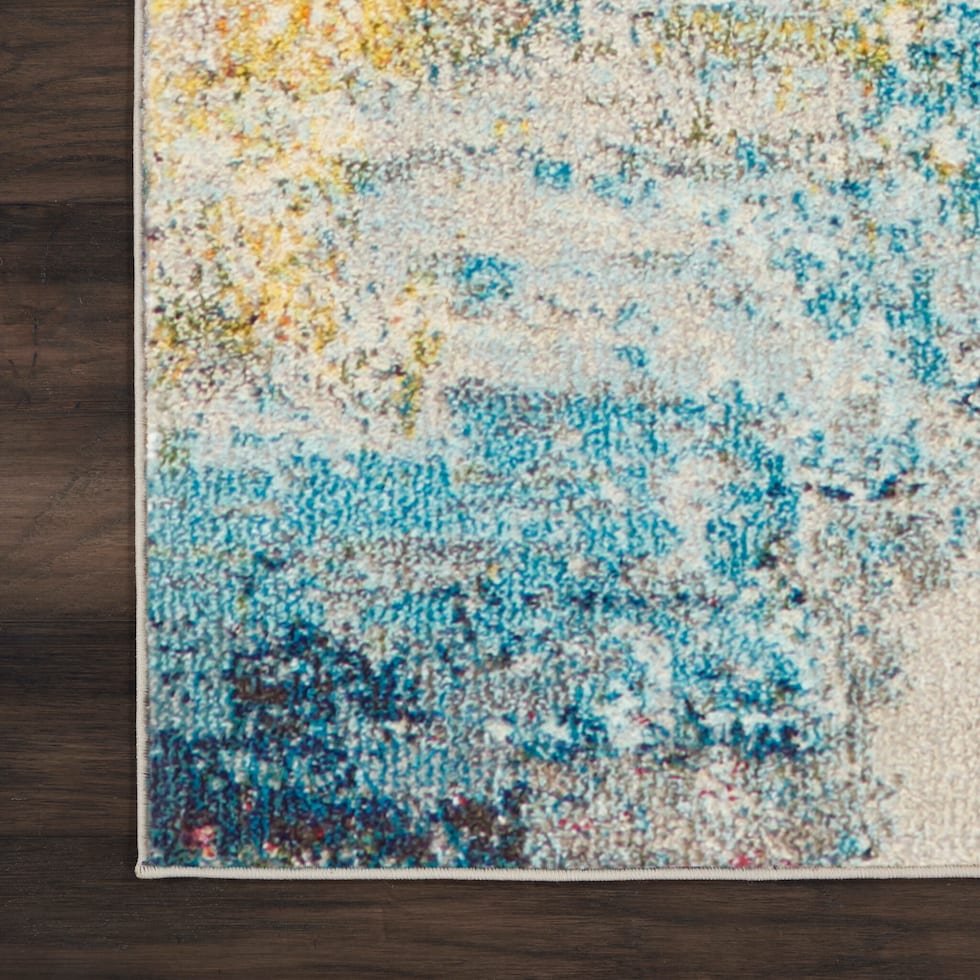 tulum multicolor area rug  x    
