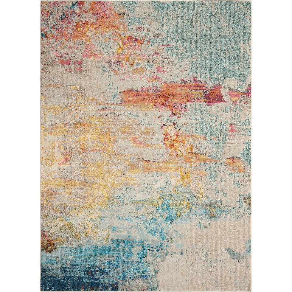 tulum multicolor area rug  x    