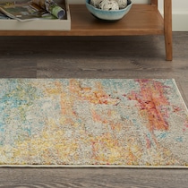 tulum multicolor area rug  x    