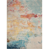 tulum multicolor area rug  x    