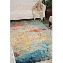 tulum multicolor area rug  x    