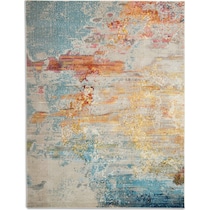 tulum multicolor area rug  x    