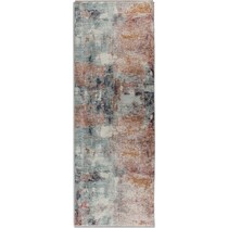 turnstone orange blue area rug  x    