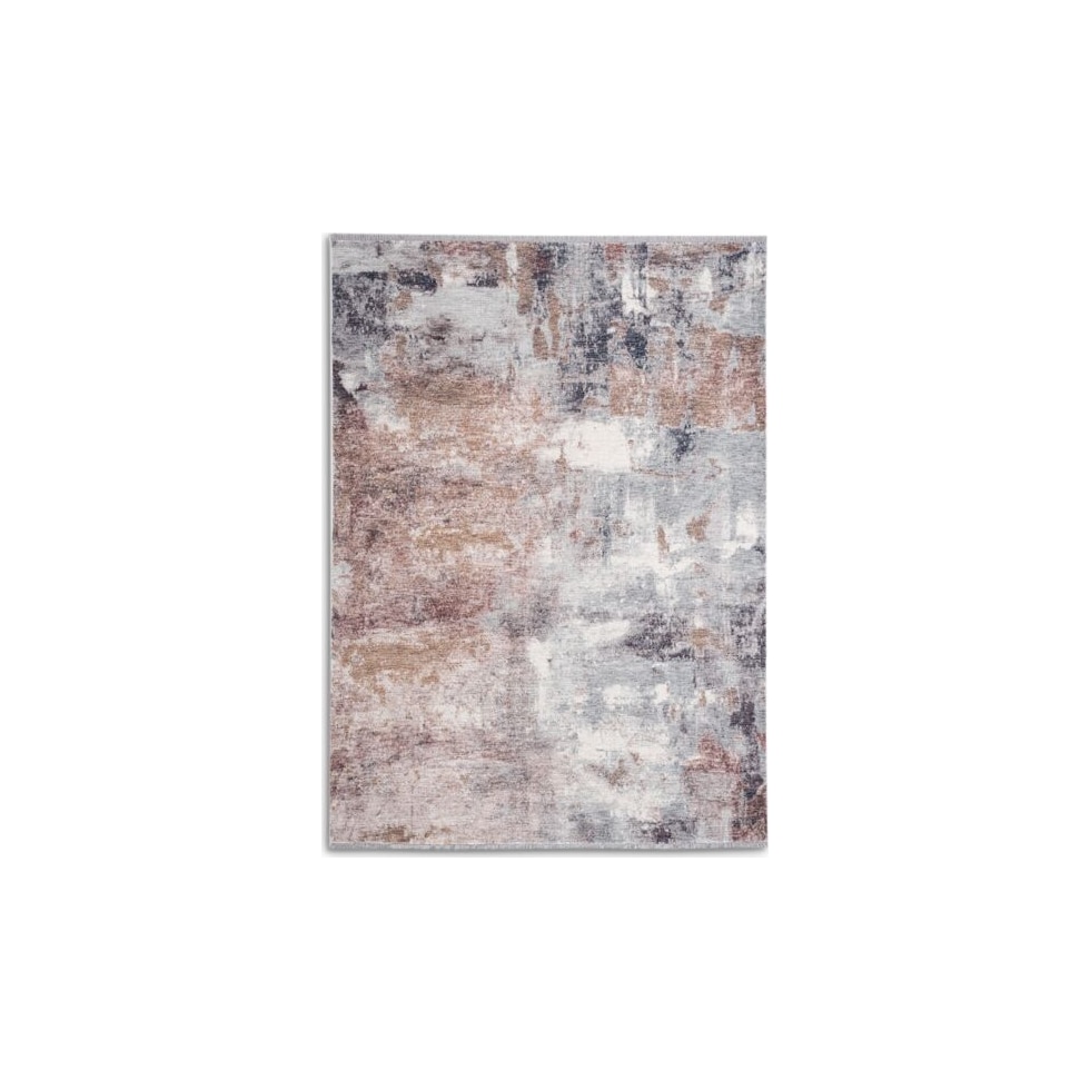 turnstone orange blue area rug  x    