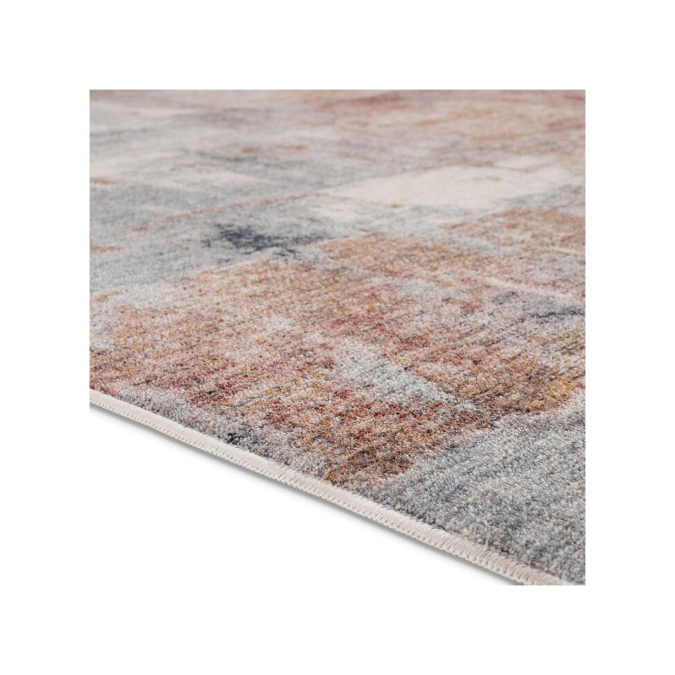 turnstone orange blue area rug  x    