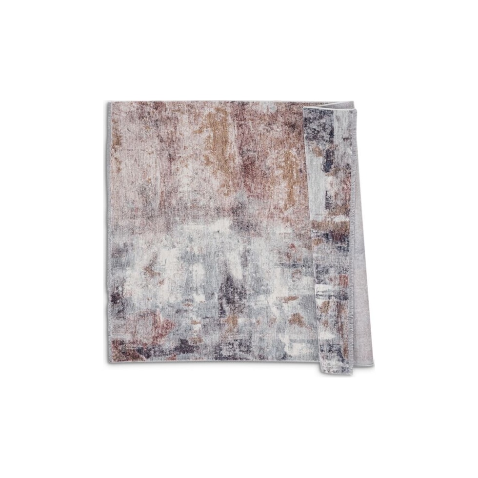 turnstone orange blue area rug  x    