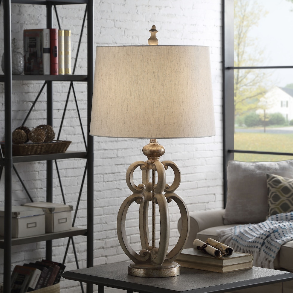 tuscana beige table lamp   