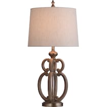 tuscana beige table lamp   