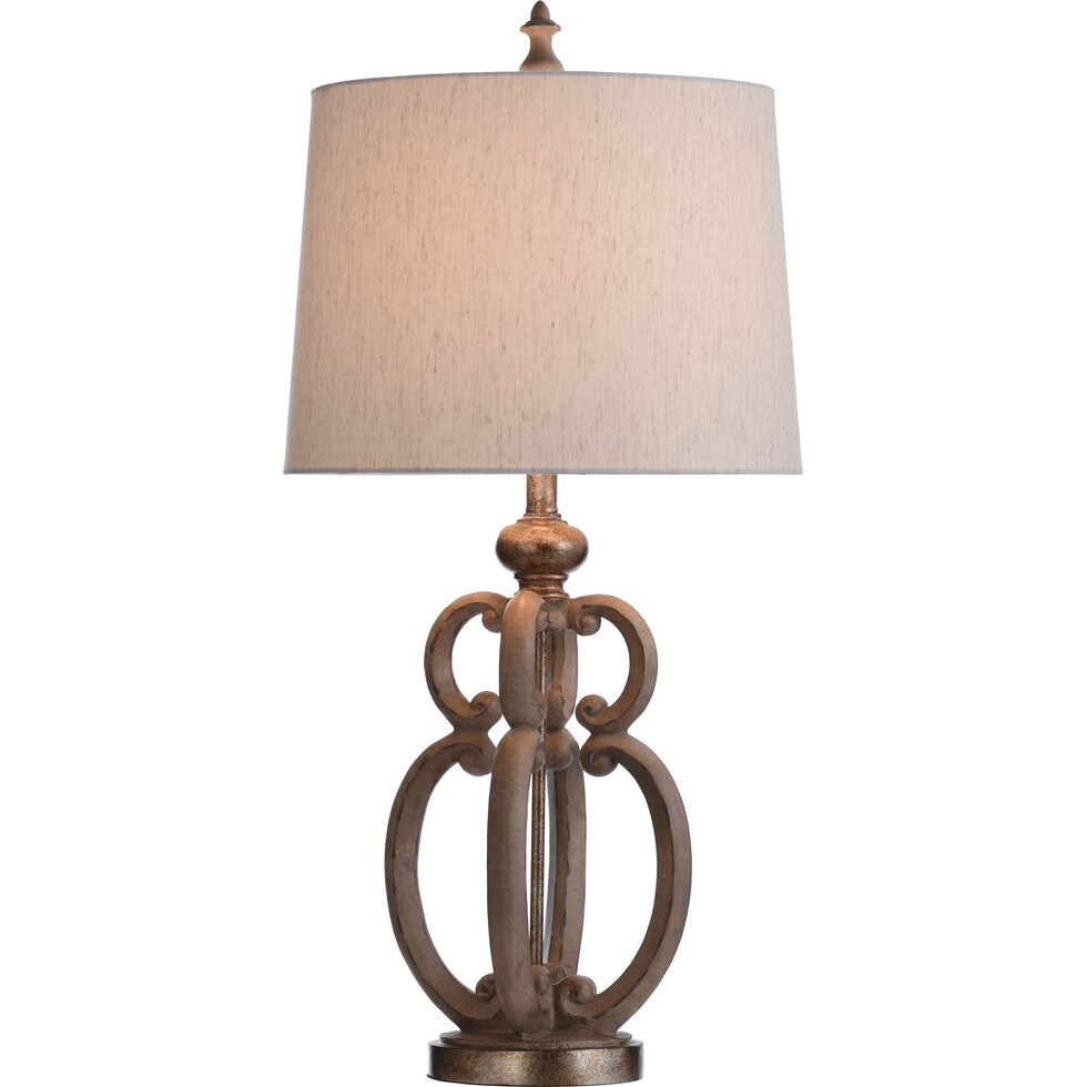 tuscana beige table lamp   