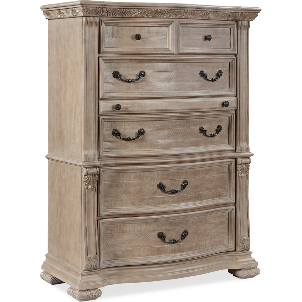 tuscany light brown chest   