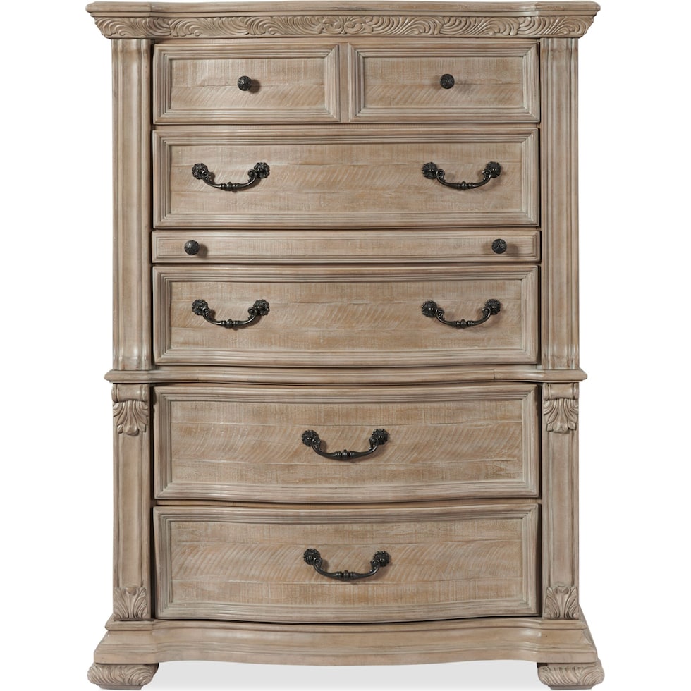 tuscany light brown chest   