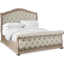 tuscany light brown king bed   