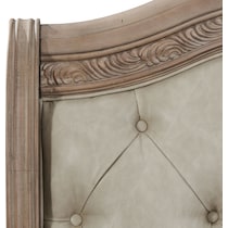 tuscany light brown queen bed   