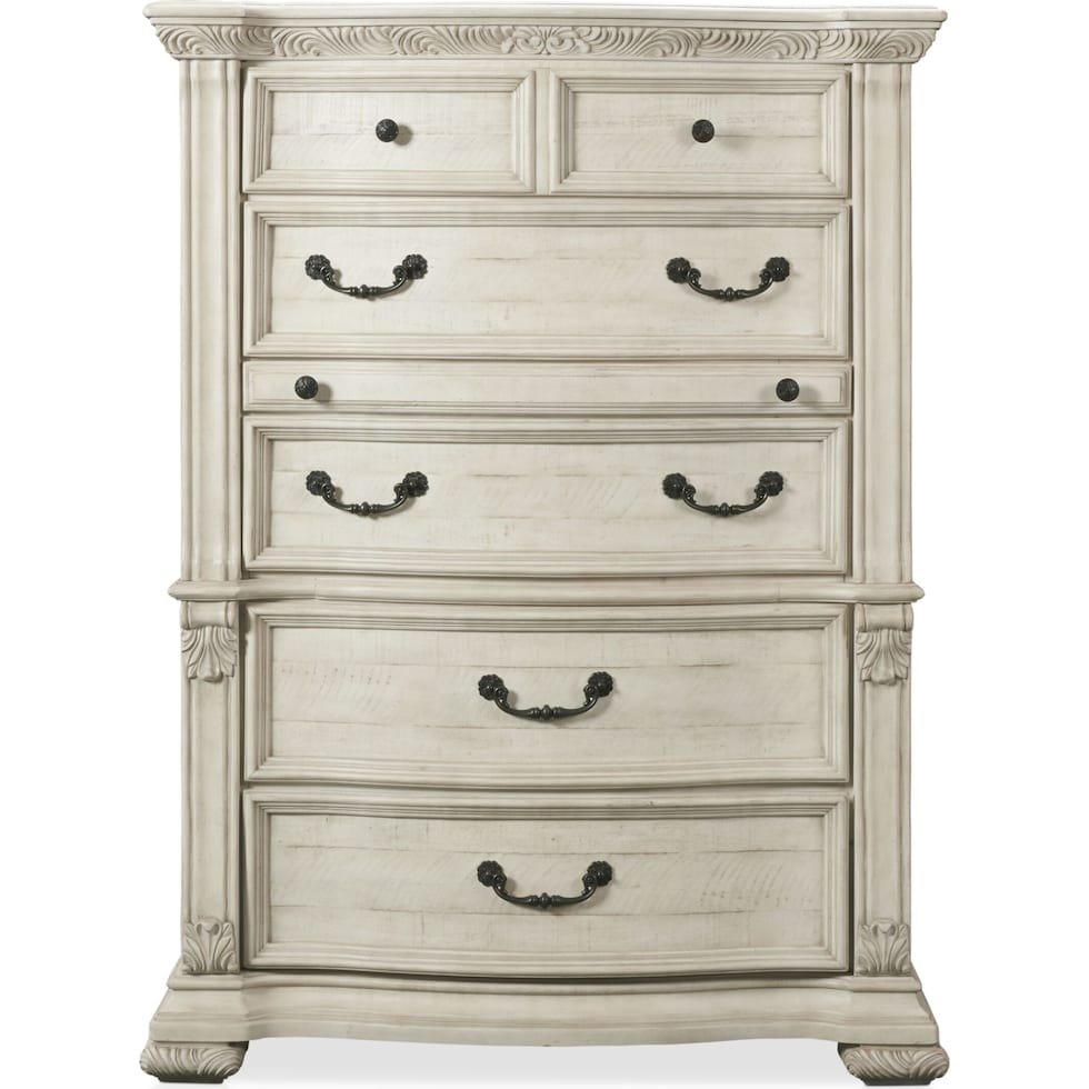 tuscany white chest   