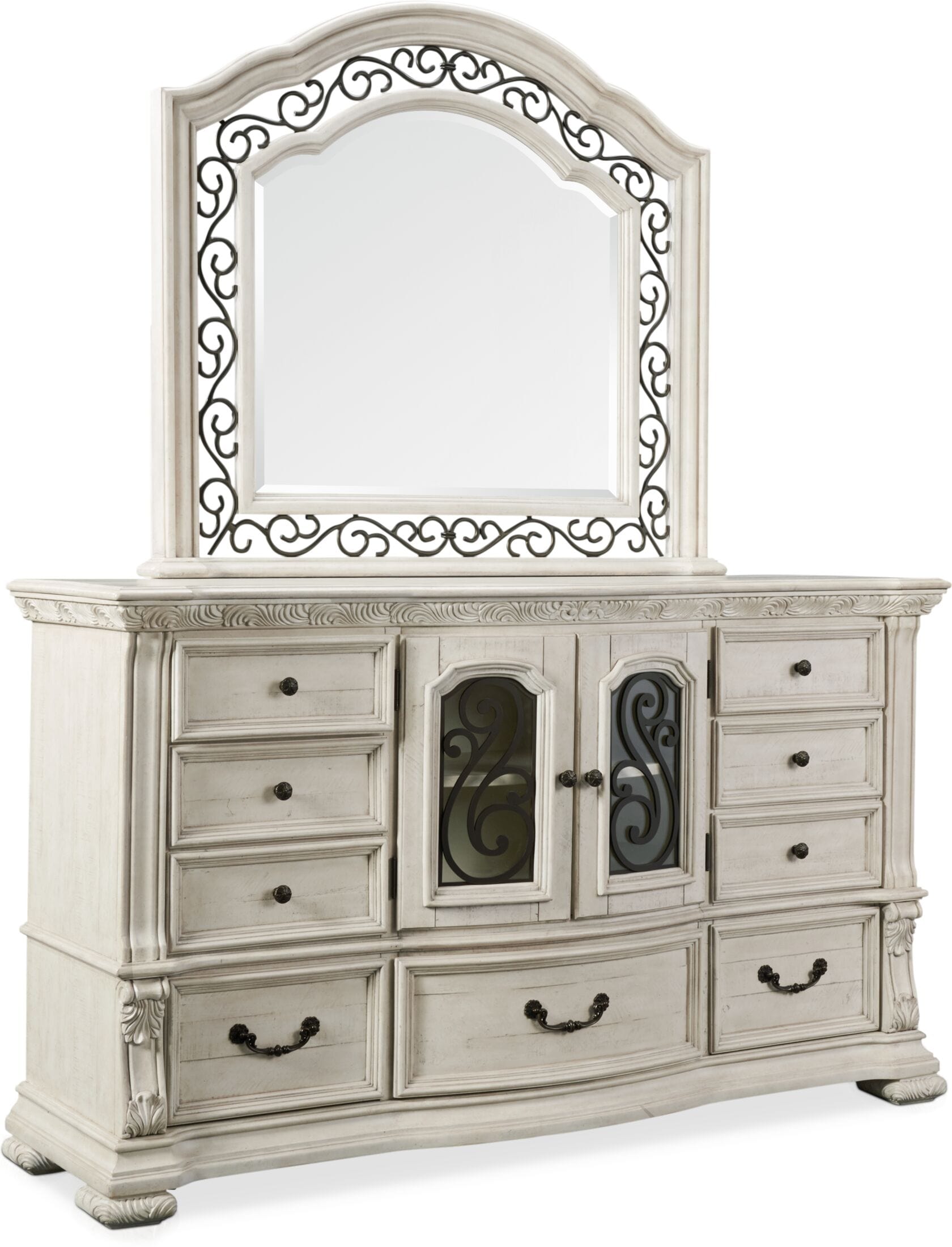 American signature white dresser discount