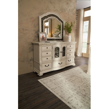 Tuscany Dresser and Mirror