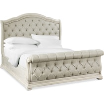 tuscany white queen bed   