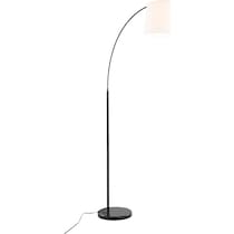 twain black floor lamp   