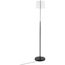 twain black floor lamp   