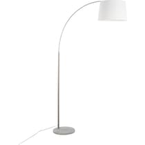 twain silver floor lamp   