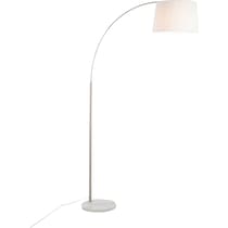 twain silver floor lamp   