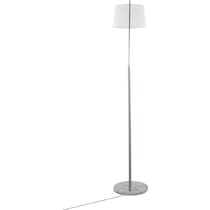 twain silver floor lamp   