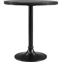 twilight black outdoor dining table   