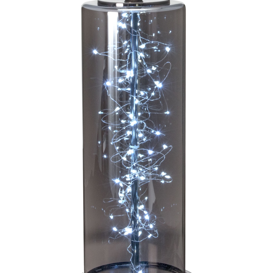 twinkle gray table lamp   