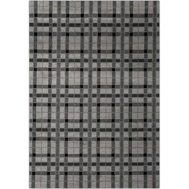 Rugs - Twist Area Rug - Gray