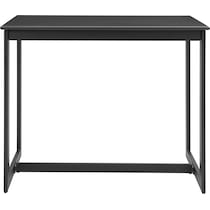 tyndall black outdoor bar table   