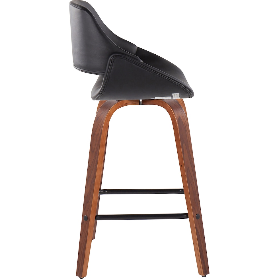 uma black counter height stool   