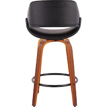 uma black counter height stool   