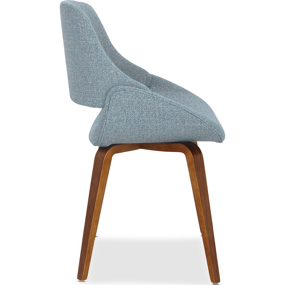 uma blue dining chair   