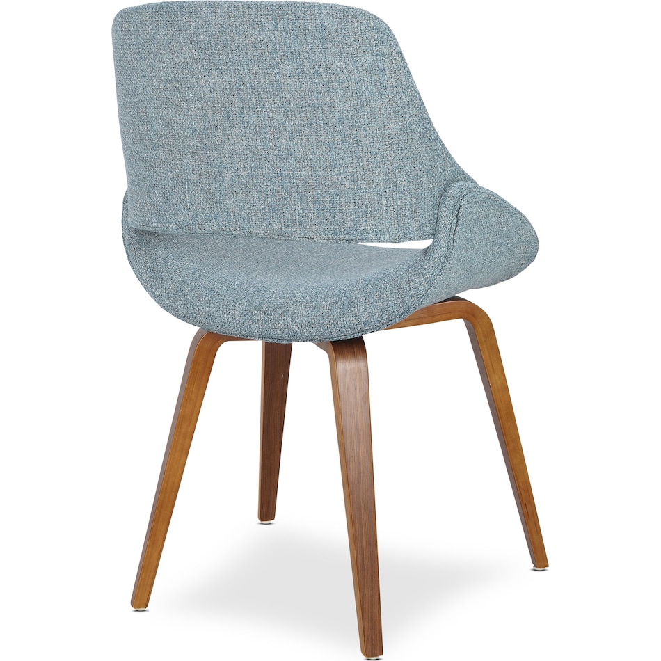 uma blue dining chair   