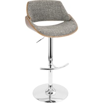 uma gray bar stool   