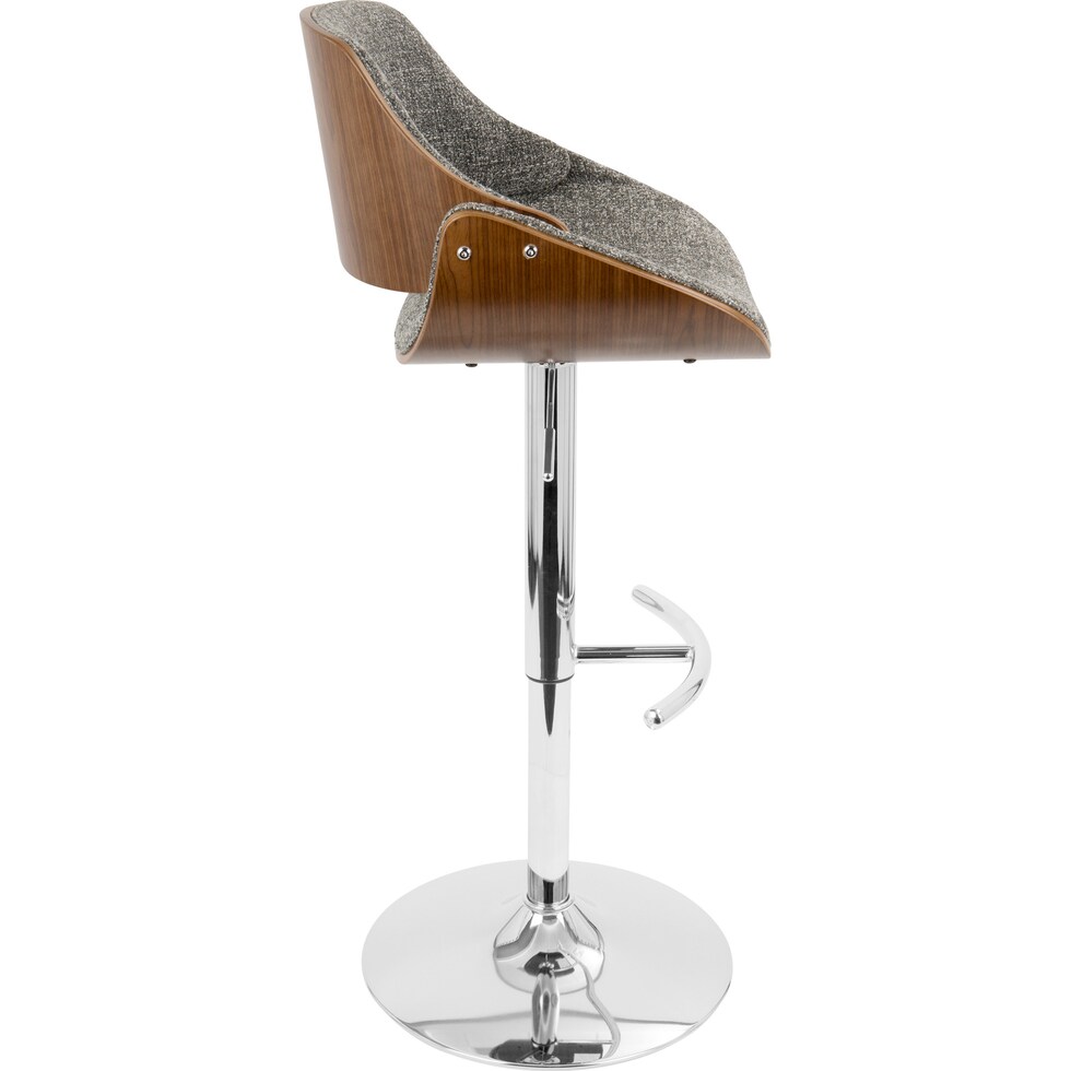 uma gray bar stool   