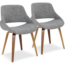 uma gray dining chair   