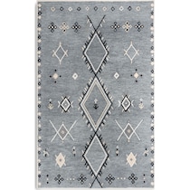 una gray area rug  x    