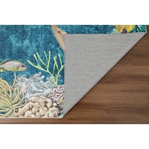 under the sea blue area rug  x    