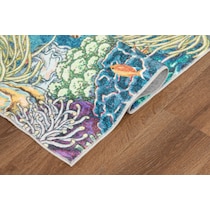 under the sea blue area rug  x    