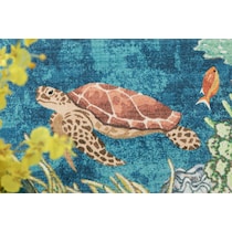 under the sea blue area rug  x    