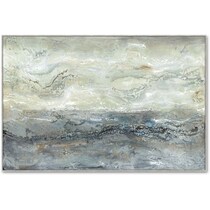unsettled seas multicolor wall art   