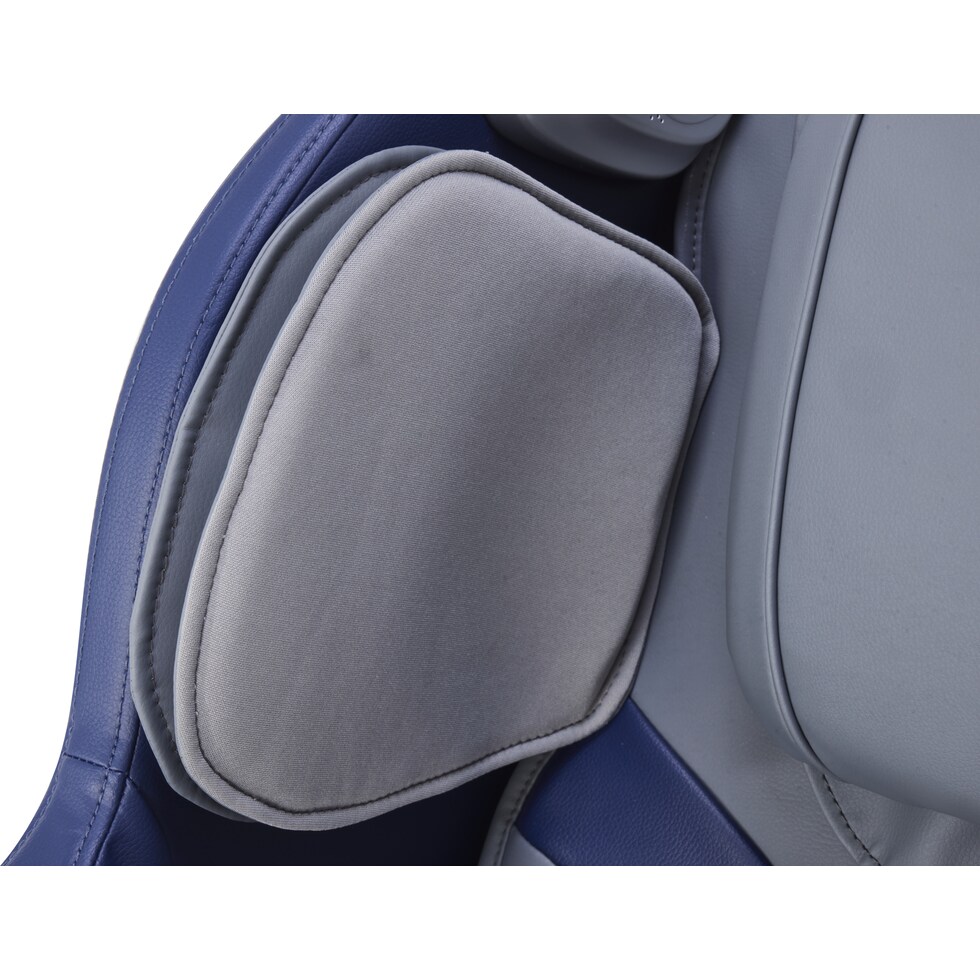 unwind blue gray massage chair   