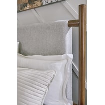 uptown brown gray  pc king bedroom   