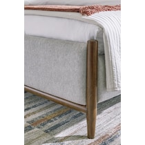 uptown brown gray queen bed   