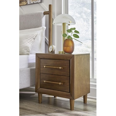 Signature Design by Ashley Uptown 2-Drawer Nightstand with USB Charging