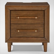 uptown brown nightstand   