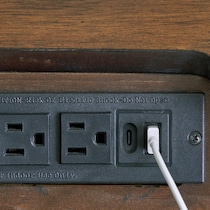 uptown brown nightstand   