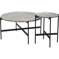 urban gray black coffee table   