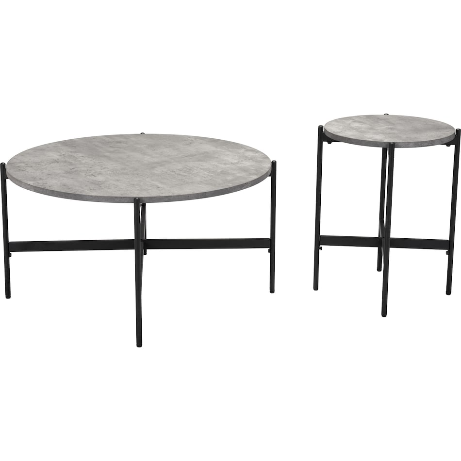 urban gray black coffee table   